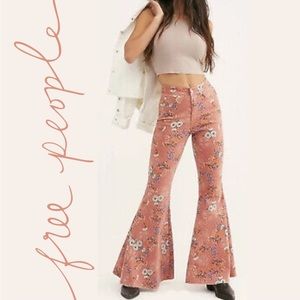 Free People CRVY Ma Cherie Super Flare Jeans